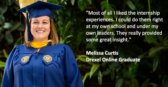 Melissa Curtis MS in Education Administration Drexel Online Graduate